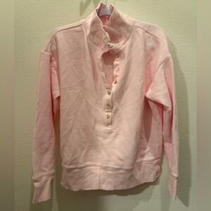 Pink Button-Up Henley